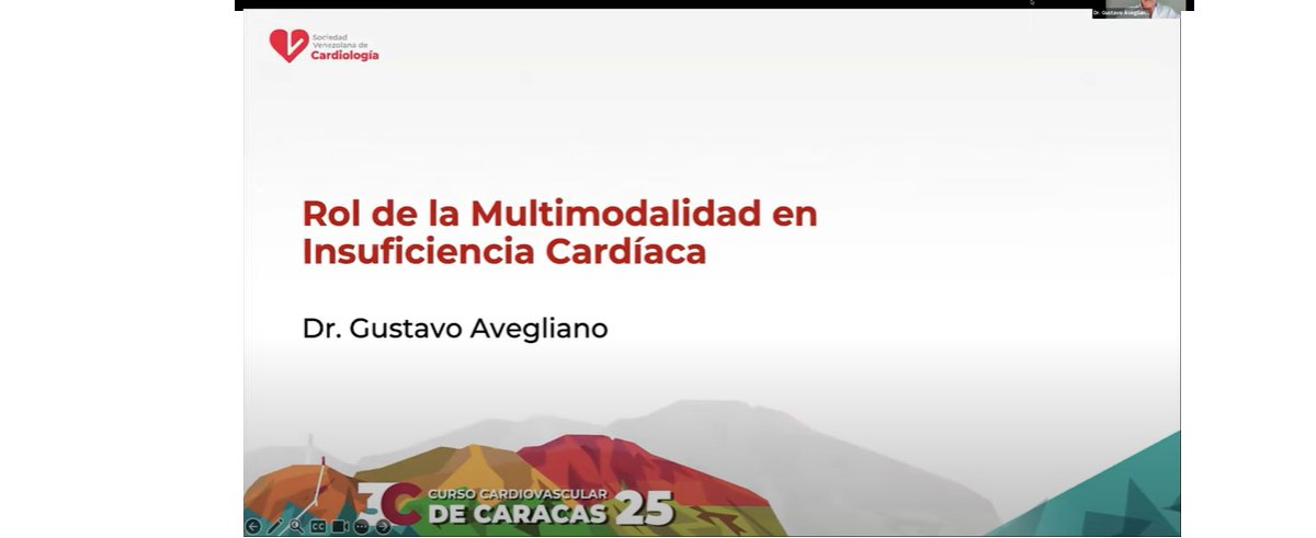 Rol de la Multimodalidad en Insuficiencia Cardiaca. Dr. Gustavo Avegliano. Mesa e-cardioimage. Congreso de Cardiología de Caracas.